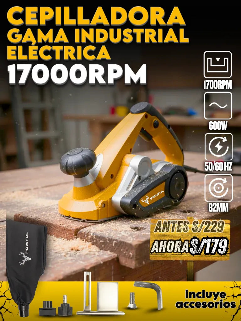 CEPILLADORA ELÉCTRICA 17000RPM AMERICANO🇺🇸 | ENVÍO GRATIS