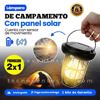 PROMO😱 2 LÁMPARA SOLAR CON SENSOR DE MOVIMIENTO 🤩 | ENVÍO GRATIS