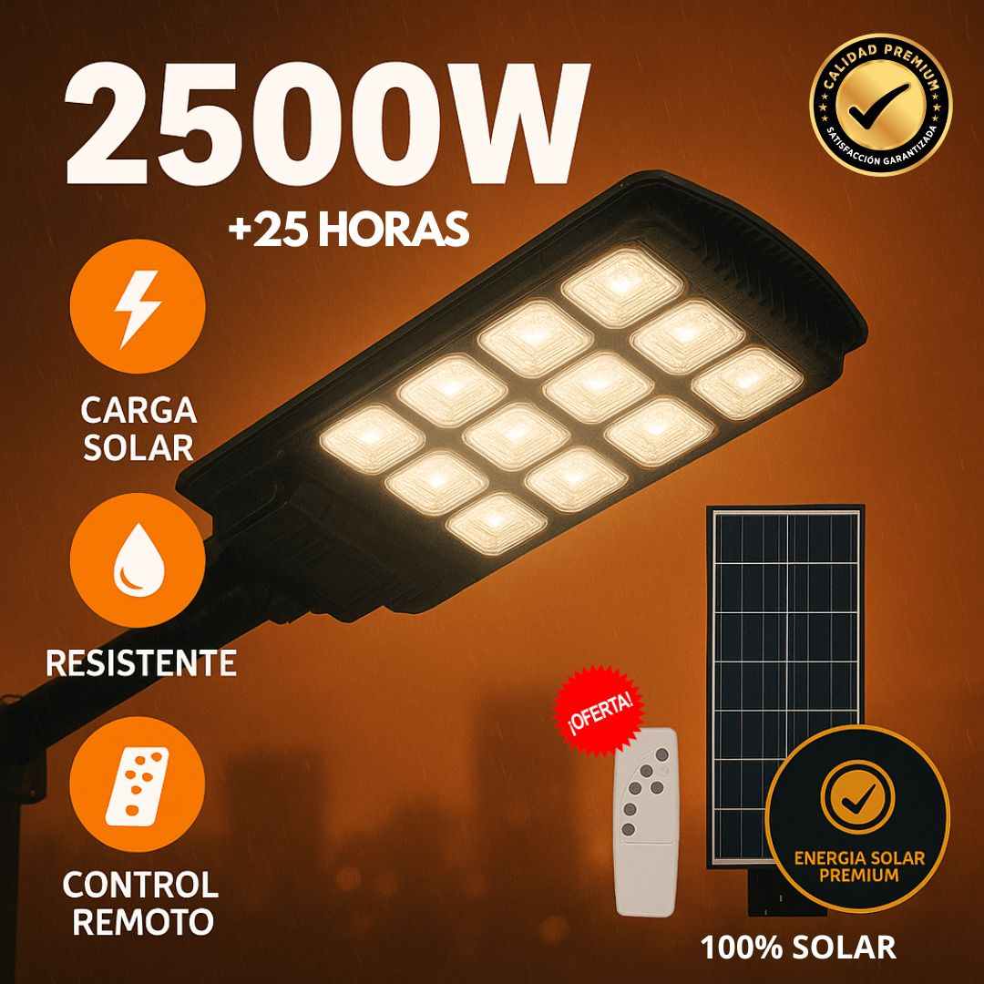 luminaria solar 1000 wats 🌞 envio gratis