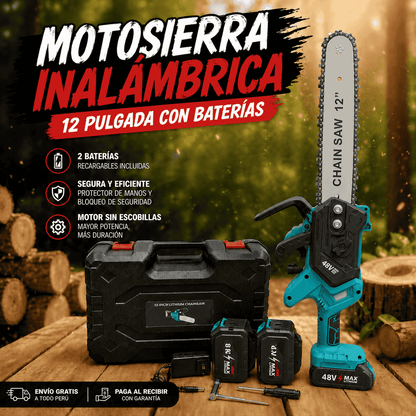 MOTOSIERRA PROFESIONAL 12 IN - ELÉCTRICA PORTÁTIL 🔥