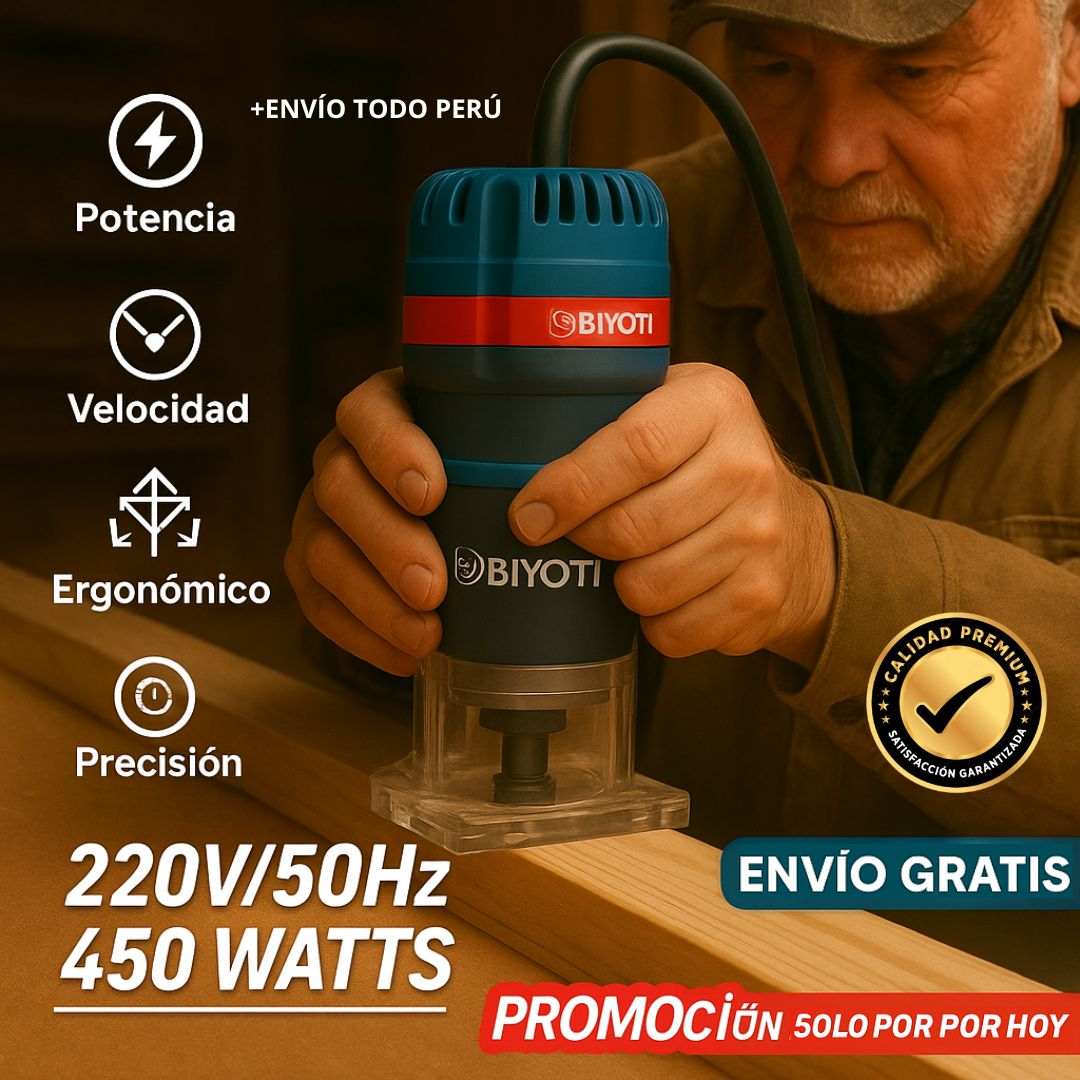 RUTEADOR DE MANO PROFESIONAL AMERICANO🇺🇸 | ENVÍO GRATIS