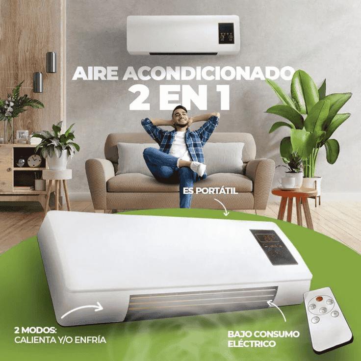 AIRE ACONDICIONADO 2 EN 1 PORTATIL❄️🔥