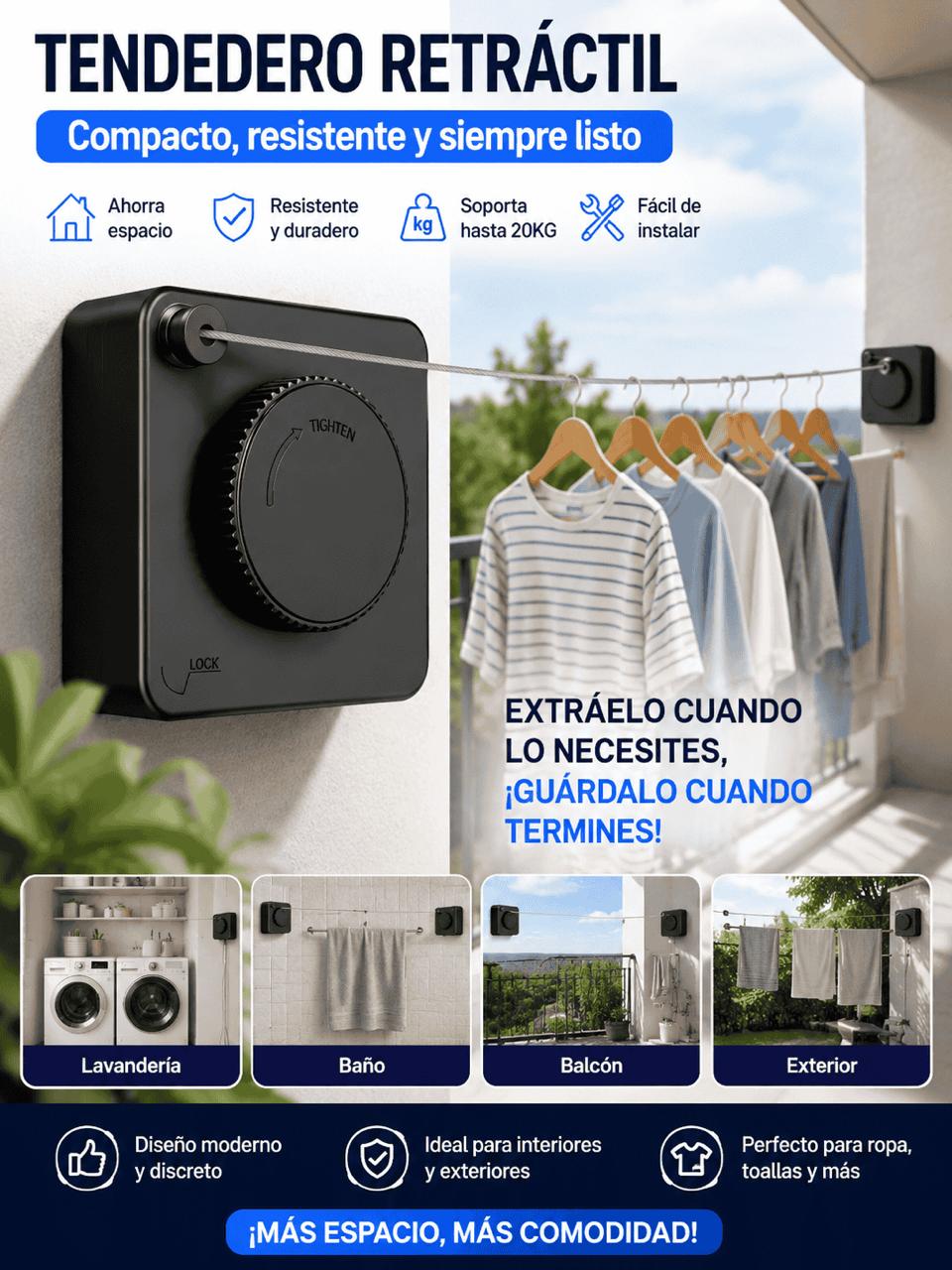 TENDEDERO RETRÁCTIL🧦👗
