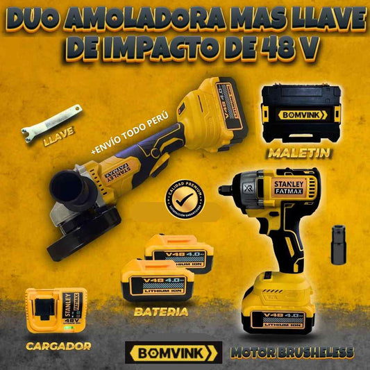 SUPER DÚO - AMOLADORA MÁS LLAVE DE IMPACTO AMERICANO 🇺🇸 | ENVÍO GRATIS