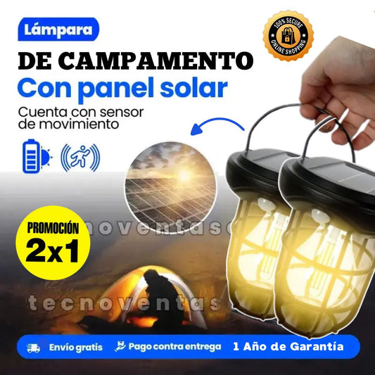 PROMO😱 2 LÁMPARA SOLAR CON SENSOR DE MOVIMIENTO 🤩 | ENVÍO GRATIS